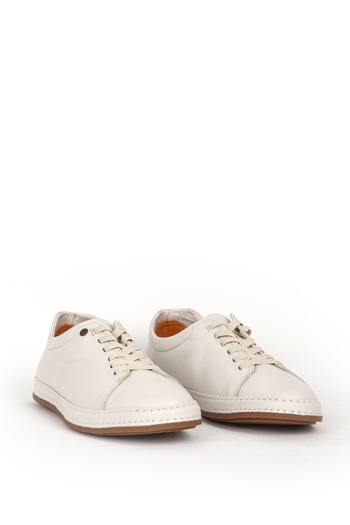 Dericlub Dericlub Men's Lace-Up Comfort Casual Shoes Real Leather Fr 245531 Beige
