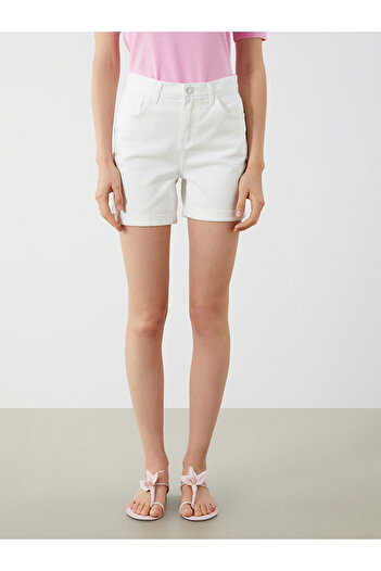 LC Waikiki Lcw Boyfriend Fit Women's Jean Shorts