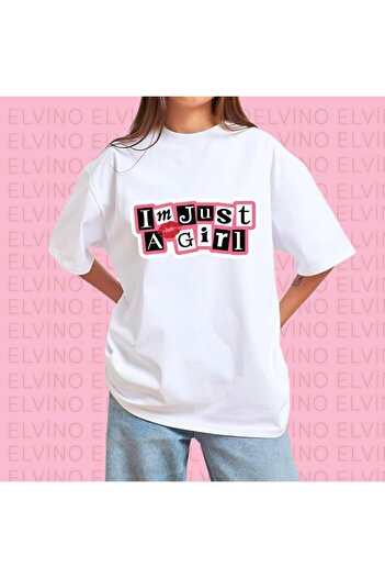 Elvino Trend Text Printed Oversize Unisex Women/Men Crew Neck T-Shirt