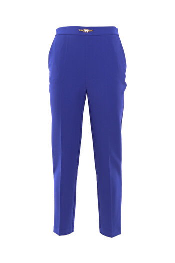 Elisabetta Franchi Pantalone dritto blu