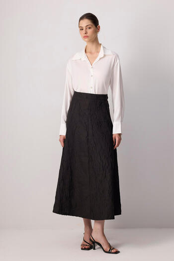 Touché Privé Jacquard A-Cut Skirt