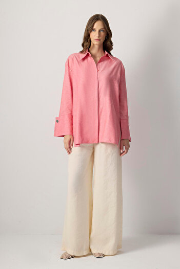 Touché Privé Oversize Shirt with Wide Cuffs