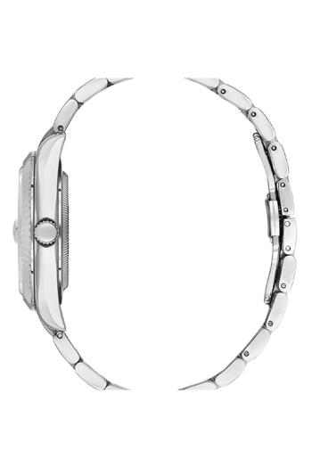 Slazenger Sl.09.2508.1.06 Roman Numeral Steel Cord Steel Case 10 Atm Water Resistant Metallic Color E