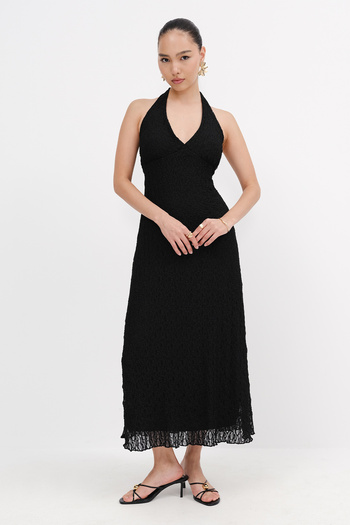 Addax Halter Neck Long Dress E17401