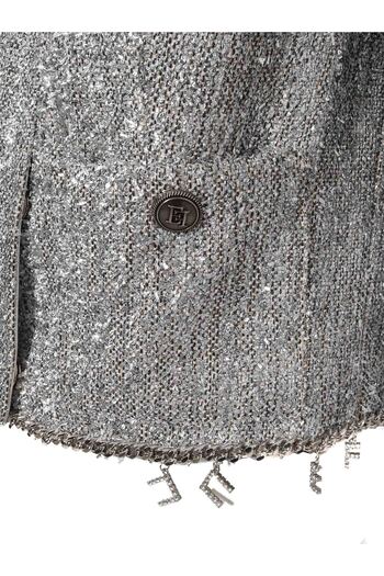 Elisabetta Franchi Elegant silver jacket