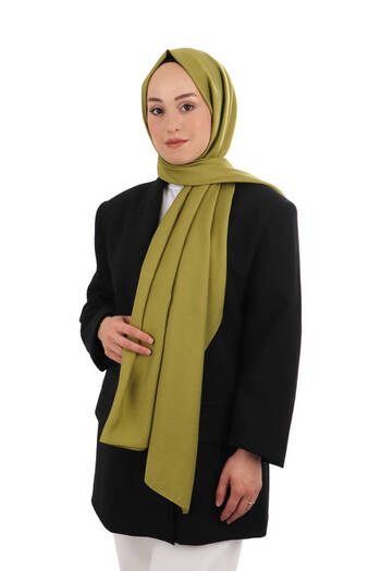 Bursa İpek Acid Green Paris Silk Shawl