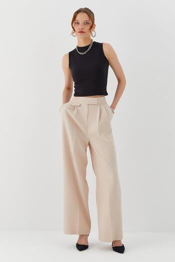 Shopping Shop Velcro Palazzo Trousers Tas