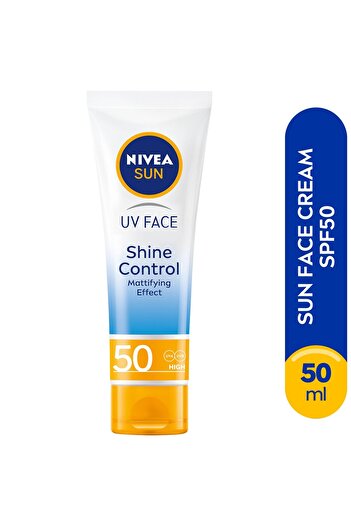 NIVEA Sun Face Cream Sun UV Face Shine Control SPF 50 50 ml