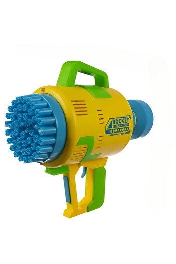 ideal STORE Pistol cu baloane de sapun BUBBLE SOAP IdealStore, Capacitate suport lichid 150ml, Are 48 de gauri p