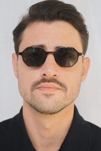 Bilge Karga Liam Brown Green Men's Sunglasses