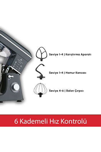 Aryıldız Power Chef XXL 10 Litre Stand Mikser