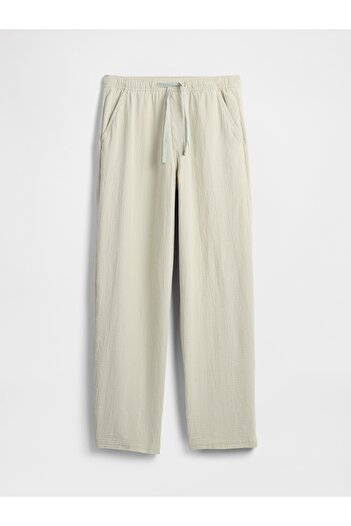 GAP Erkek Gri Gauze Baggy Easy Pantolon