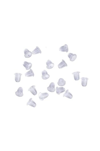 OEM WELUOT - Set of 20 hypoallergenic silicone ear plugs, 6x5 mm,