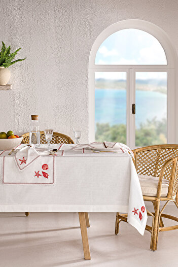 Özdilek Özdilek Coral Garden Tablecloth 160X260 cm
