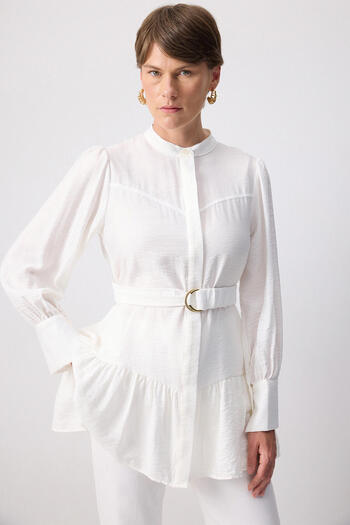 Touché Privé Belted Viscosin Shirt