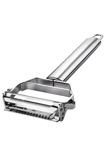VAN VLECK Stainless Steel Metal Peeler – Fruit and Vegetable Peeler, Ergonomic Handle, Practical Kitchen Appliance