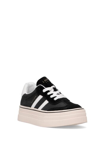 Lufian 121230025N Angela Women's Genuine Leather Classic Sneaker Black