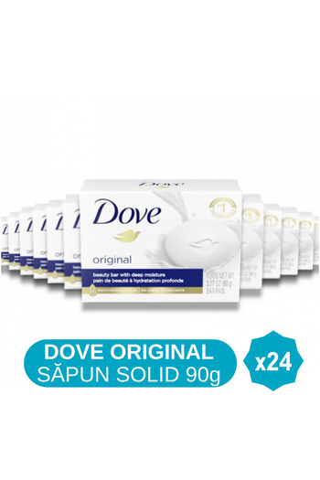 Dove Set of 24x Original solid soap, 1/4 moisturizing cream, 90 gr