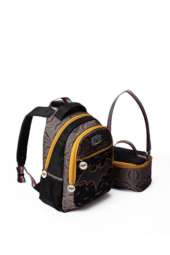 By Hakan My Polo 2075 Men's Double Set First School Bag Fed Orthopedic Backpack Black