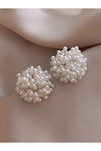 Bujiteri Pearl Earrings - Elegant French-Inspired Design, Versatile Earrings for Casual & Special Occasions