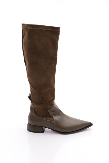 DGN 2500-1974 Women's Long Short Heel Boots