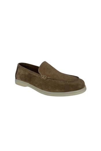 KEMAL TANCA 852 661 Men's Khaki Leather Loafer Shoes