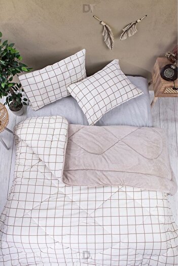 YALITEKS HOME Single Cotton Welsoft Quilt Set – Quilt+Pillowcase |   Suitable for 4 Seasons Use |