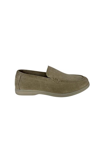 KEMAL TANCA 852 661 Men's Khaki Leather Loafer Shoes