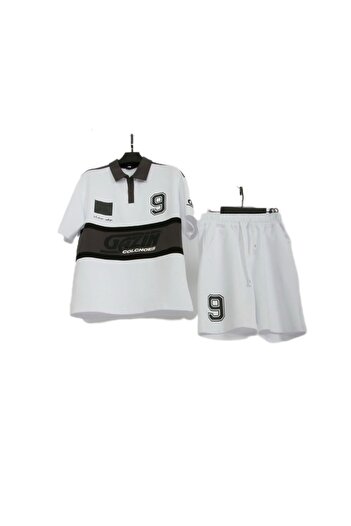 ALANAQA Boys' oversized unisex shorts set, ages 6-16 years