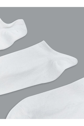 LC Waikiki New Season Basic Girls Booties Socks 3-Piece - S5Mb70Z4