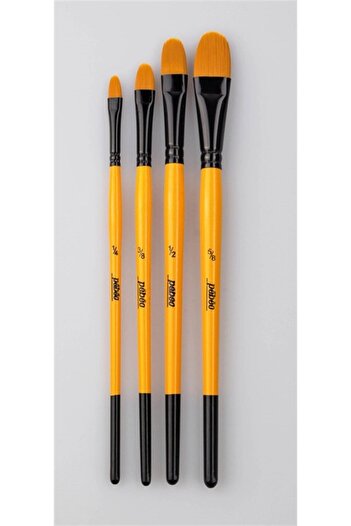Pebeo Set-11 4-Piece Brush Set (Cat Tongue No: 1/4, 3/8, 1/2, 5/8)