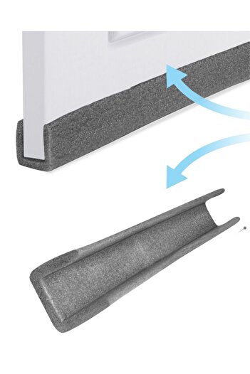 HALL BREATHE Kapı Altı Yalıtım Seti 5 Parça, Isı, Toz ve Ses Koruma Kullanışlı ve Pratik