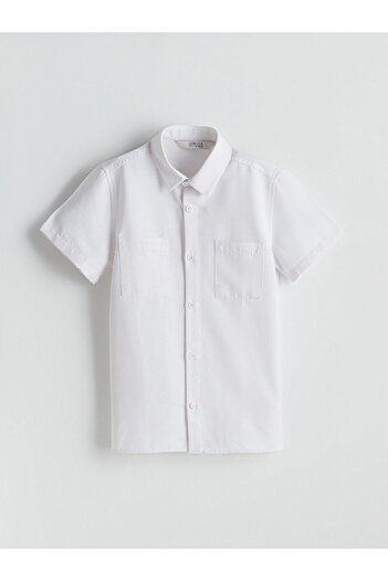 LC Waikiki New Season Linen Mixed Boy's Shirt - S5Jq77Z4