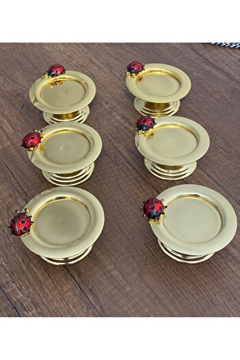 Elzemm store Gold Color 6 Pieces Mango Accessories Lucky Bee Accessories Makaron Makaron