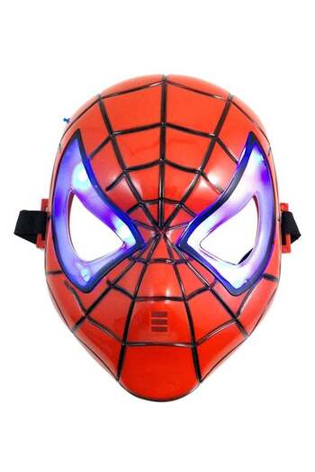 Rally Spider-Man Mask with LED Light