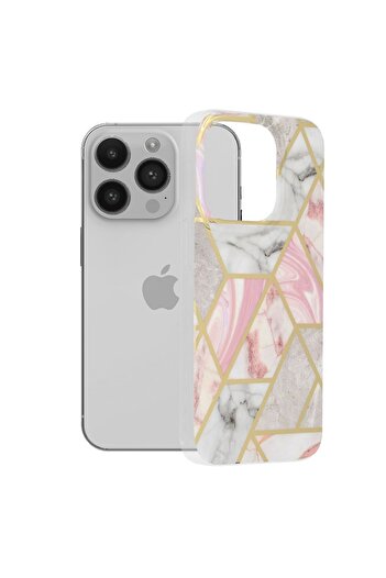 OEM High Protection Case for iPhone 14 Pro, Precision Fit, B2235, Thermoresistant Plastic, Soft Rose Hex