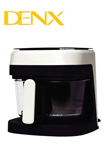 Denx Air Fryer for Healthy Frying, Grilling, Baking, and Roasting, 6L, 2400 Watts, White/Black