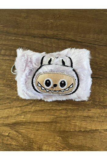 Home Labubu Plush Wallet Bag Charm Charm Bag Ornament Pen Holder Plush