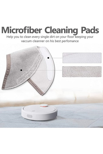 RotRever Roborock Q8 Max, Q8 Max Plus/Q8 Ultra Compatible Side Brush, Hepa Filter, Mop Mop Set - 6 Pieces