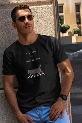 feinas Ανδρικό Tshirt - Μην περπατάς πίσω