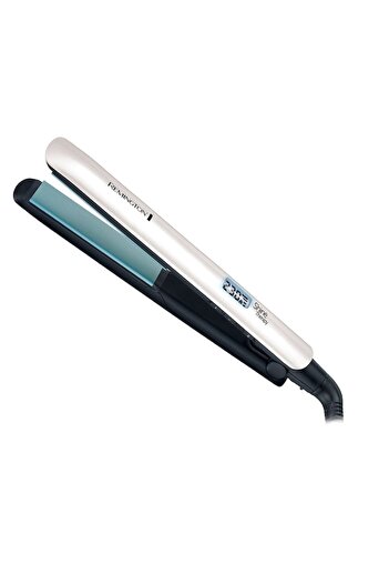 Remington Shine Therapy S8500 Straightening Iron, 230 degrees, LCD, White