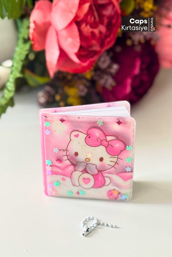 caps anlarınızı paylaştığınız ortağınız 1 Piece Kuromi, My Melody, Cinnamoroll Medium Size Water Transparent Cover Keychain Gift Notepad