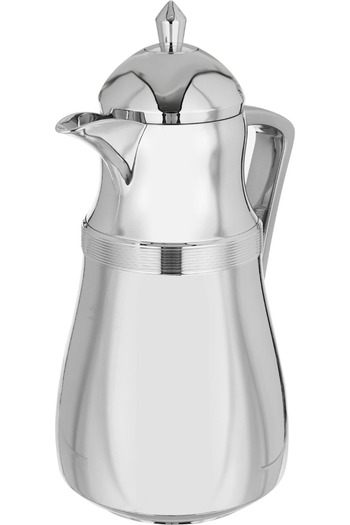 Alsaif Gallery Najd Thermos Set from Saif Gallery, 1 liter capacity, glass inner insulation, plastic outer body, 2 pieces