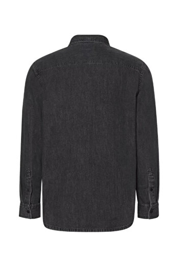 Calvin Klein Erkek Regular Fit Cepli Kot Gömlek - Siyah