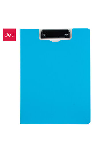 Deli EF75002 Clipboard A4 with Cover Assorted Colors –Ideal for Office, School Use