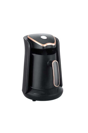 divendi-ro Electric Mug for Coffee or Tea, R103, 600W, 300ml, Black with gold inserts