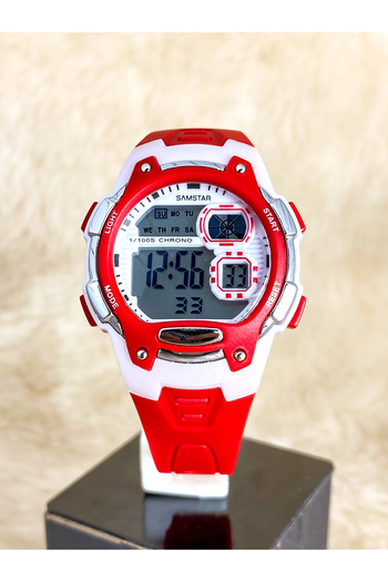Samstar Alarm-Light-Stopwatch-5 Atm Waterproof-Gift Children's Wristwatch