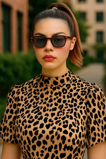 Eyesofia Gemerek Brown Black Unisex 2025 Year New Season Sunglasses
