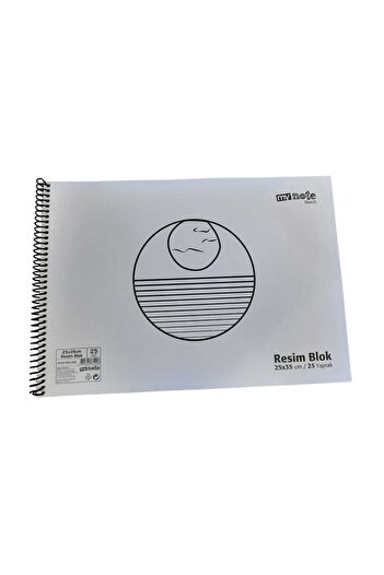 Mynote 25X35 Plastic Cover 25 Leafs Picture Notebook