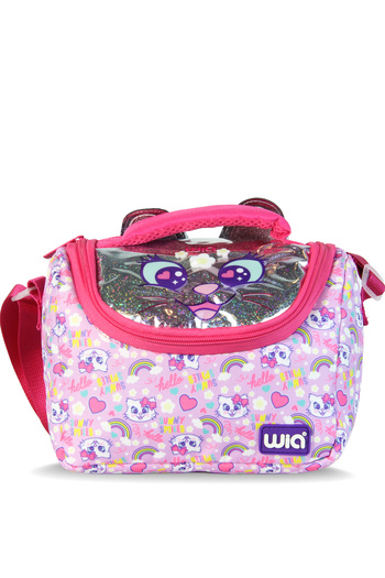 Wia Sweet Cat Girl's Thermos Lunch Box